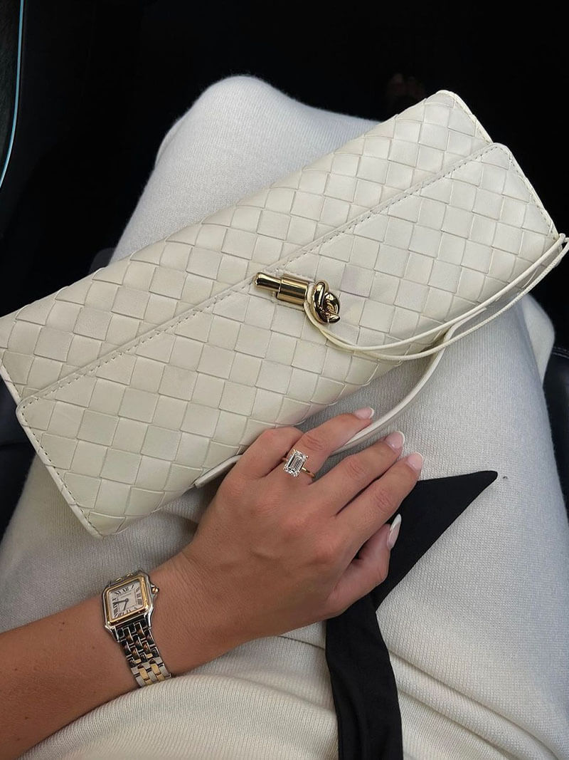 Leather Woven Clutch Bag – Evening & Occasion Bag