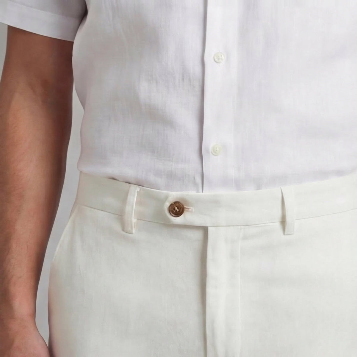 Straight-Fit Chino Trousers for Men | Comfortable Cotton Casual Pants