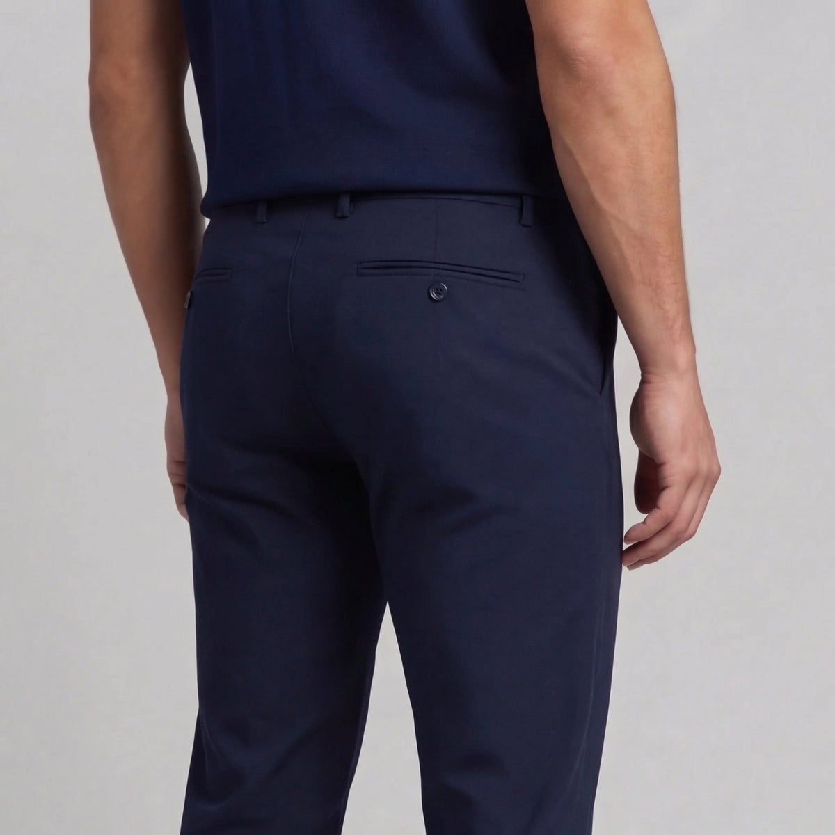 Straight-Fit Chino Trousers for Men | Comfortable Cotton Casual Pants