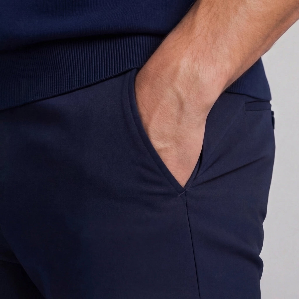 Straight-Fit Chino Trousers for Men | Comfortable Cotton Casual Pants