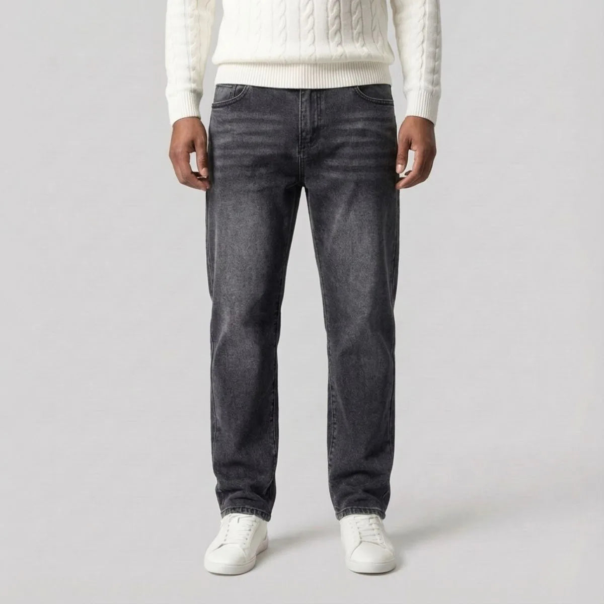 Straight Leg Denim Jeans for Men | Classic Fit | Everyday Casual Wear