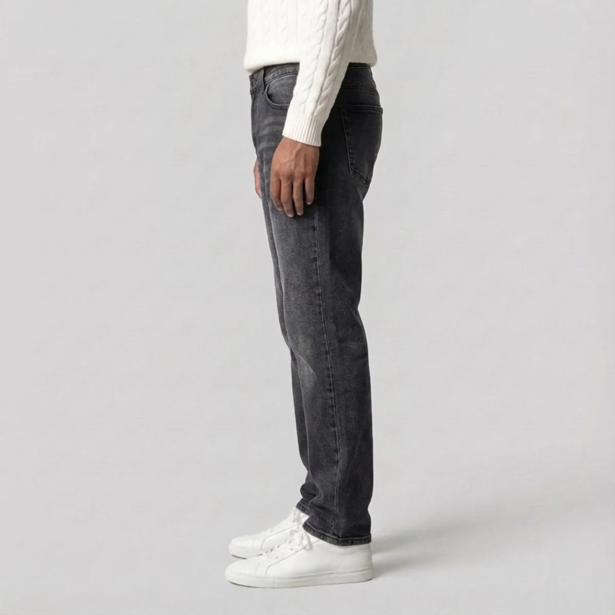 Straight Leg Denim Jeans for Men | Classic Fit | Everyday Casual Wear