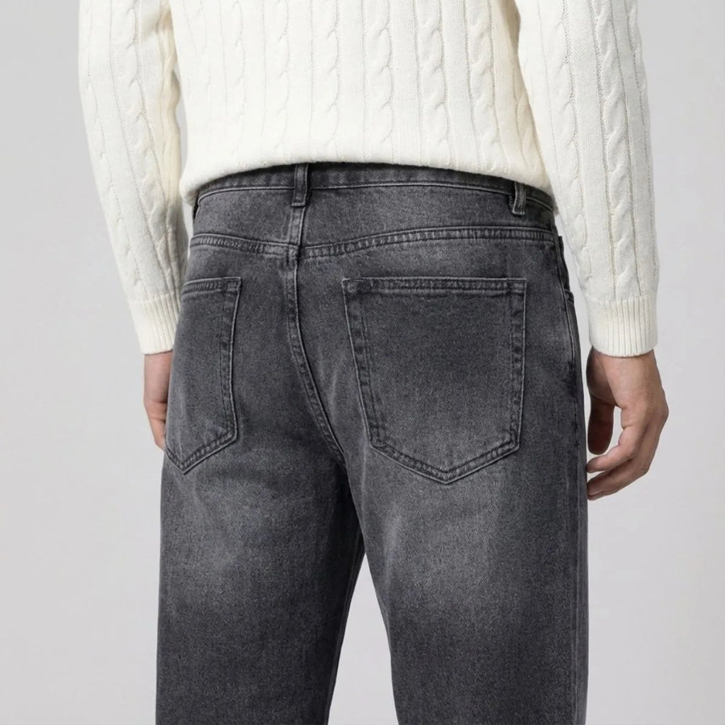 Straight Leg Denim Jeans for Men | Classic Fit | Everyday Casual Wear