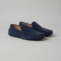 Suede Penny Loafers for Men - Stylish Casual Footwear for Everyday Wear