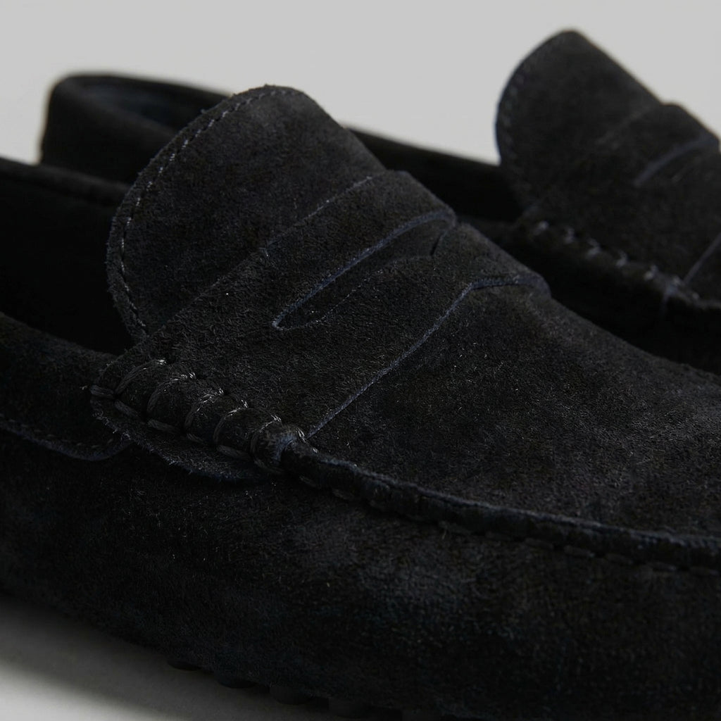 Suede Penny Loafers for Men - Stylish Casual Footwear for Everyday Wear