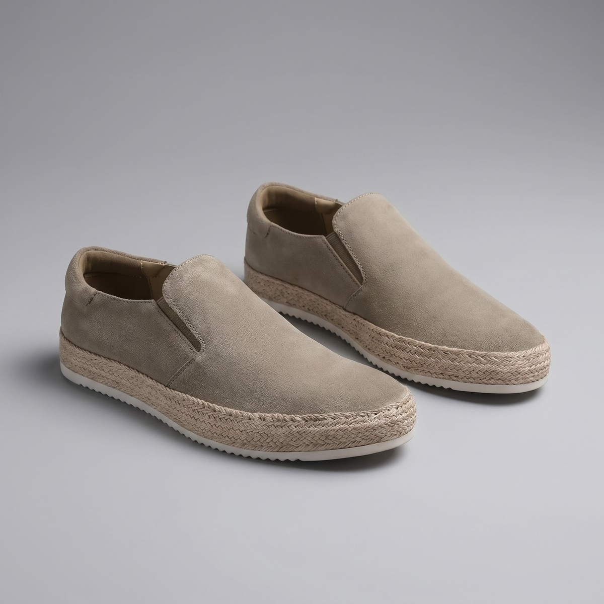 Suede Slip-On Loafers for Men | Casual Beach Footwear