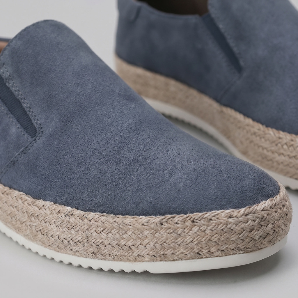 Suede Slip-On Loafers for Men | Casual Beach Footwear