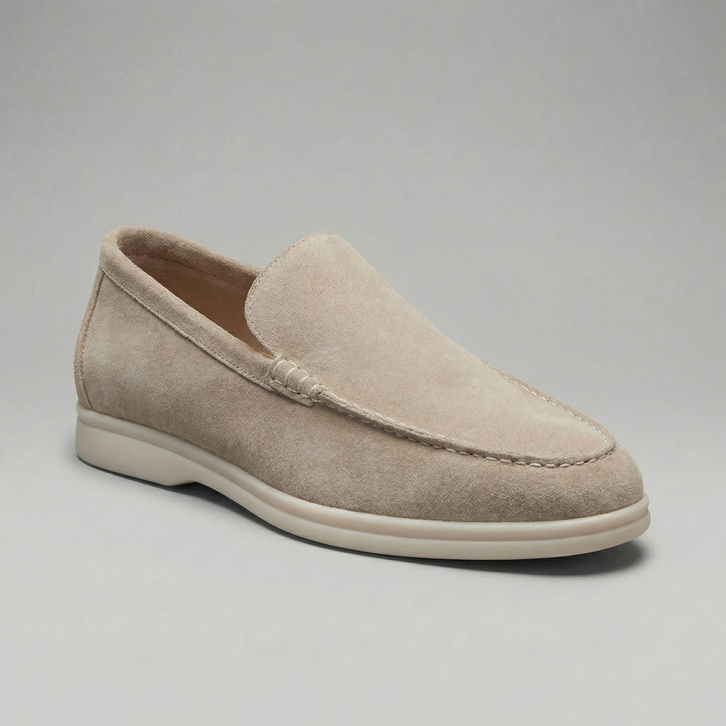 Suede Slip-On Loafers for Men | Casual Comfort Footwear
