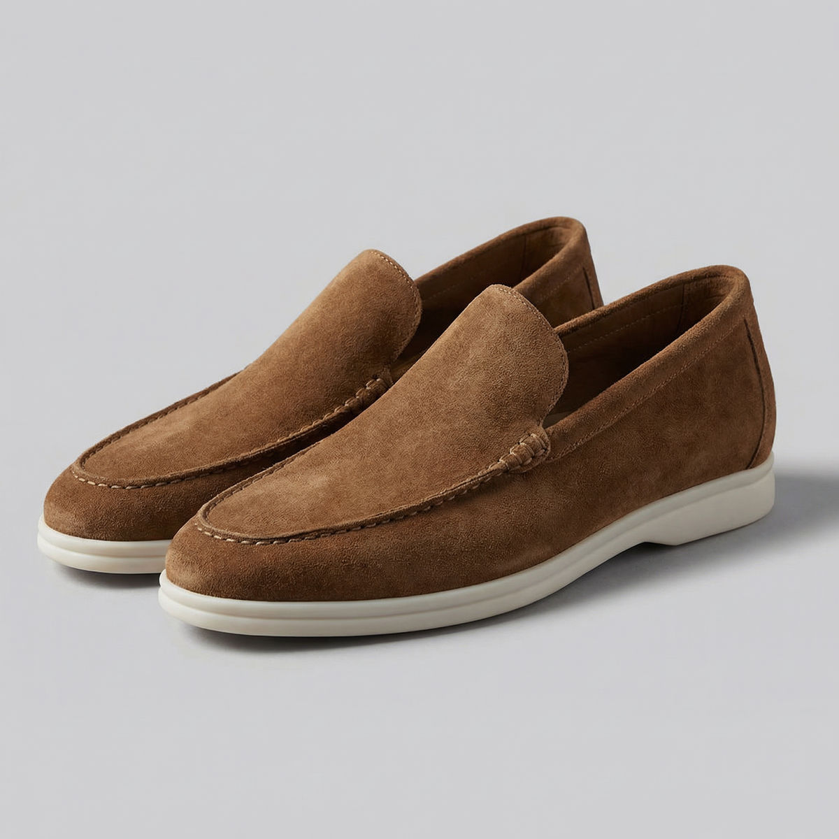 Suede Slip-On Loafers for Men | Casual Comfort Footwear