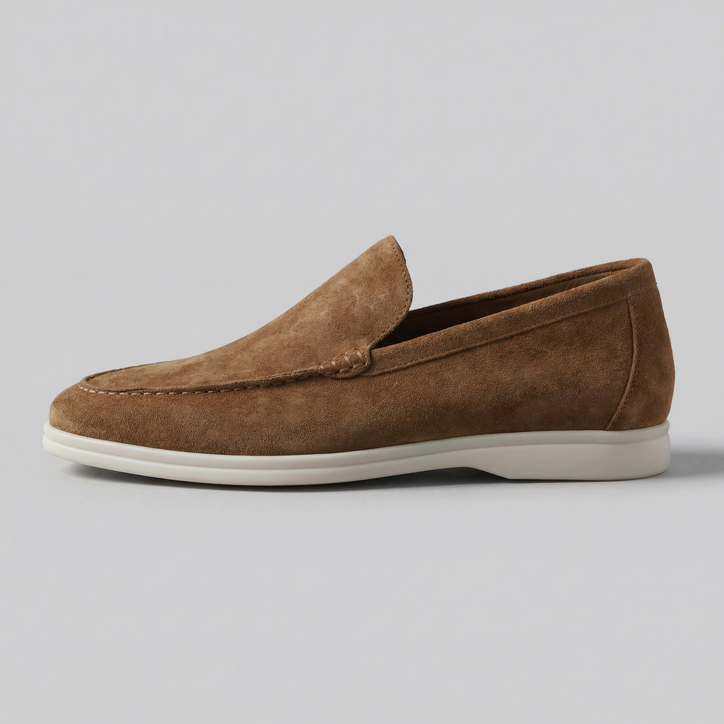 Suede Slip-On Loafers for Men | Casual Comfort Footwear