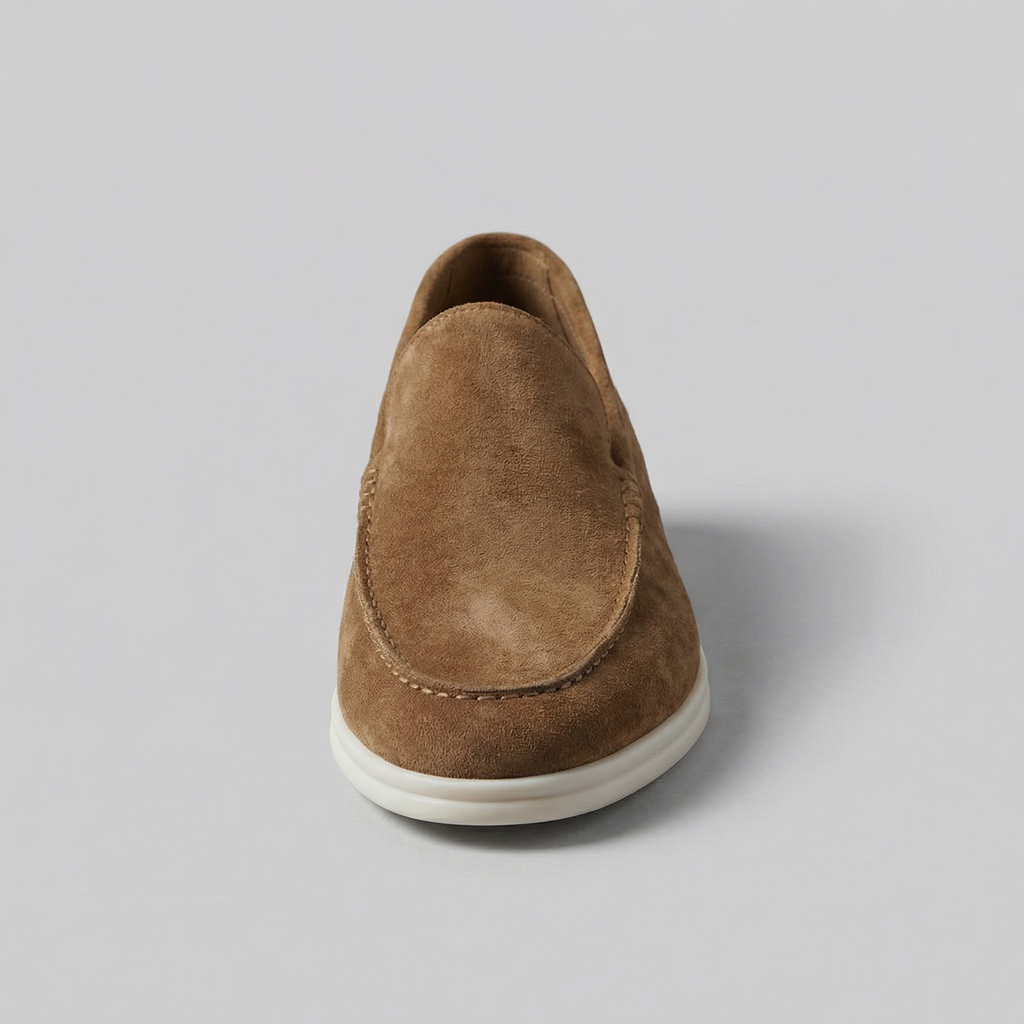 Suede Slip-On Loafers for Men | Casual Comfort Footwear