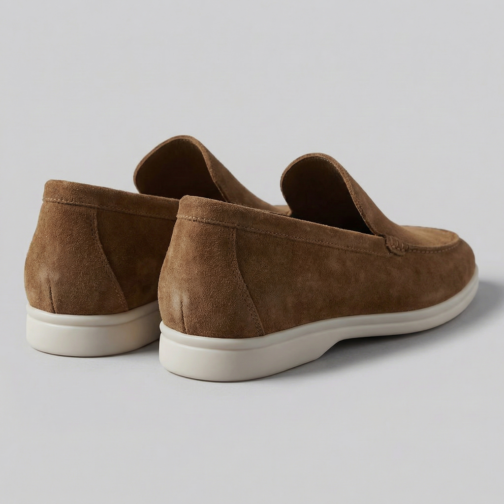 Suede Slip-On Loafers for Men | Casual Comfort Footwear