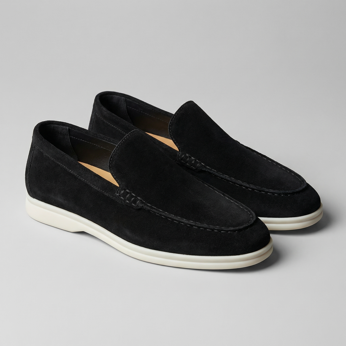 Suede Slip-On Loafers for Men | Casual Comfort Footwear