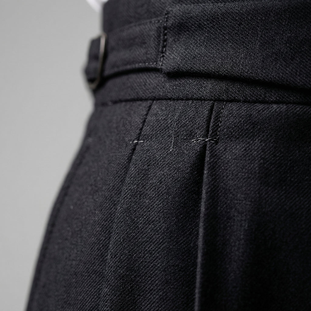 Tailored Pleated Trousers for Men - Classic Fit, Formal Wear, Lightweight Fabric