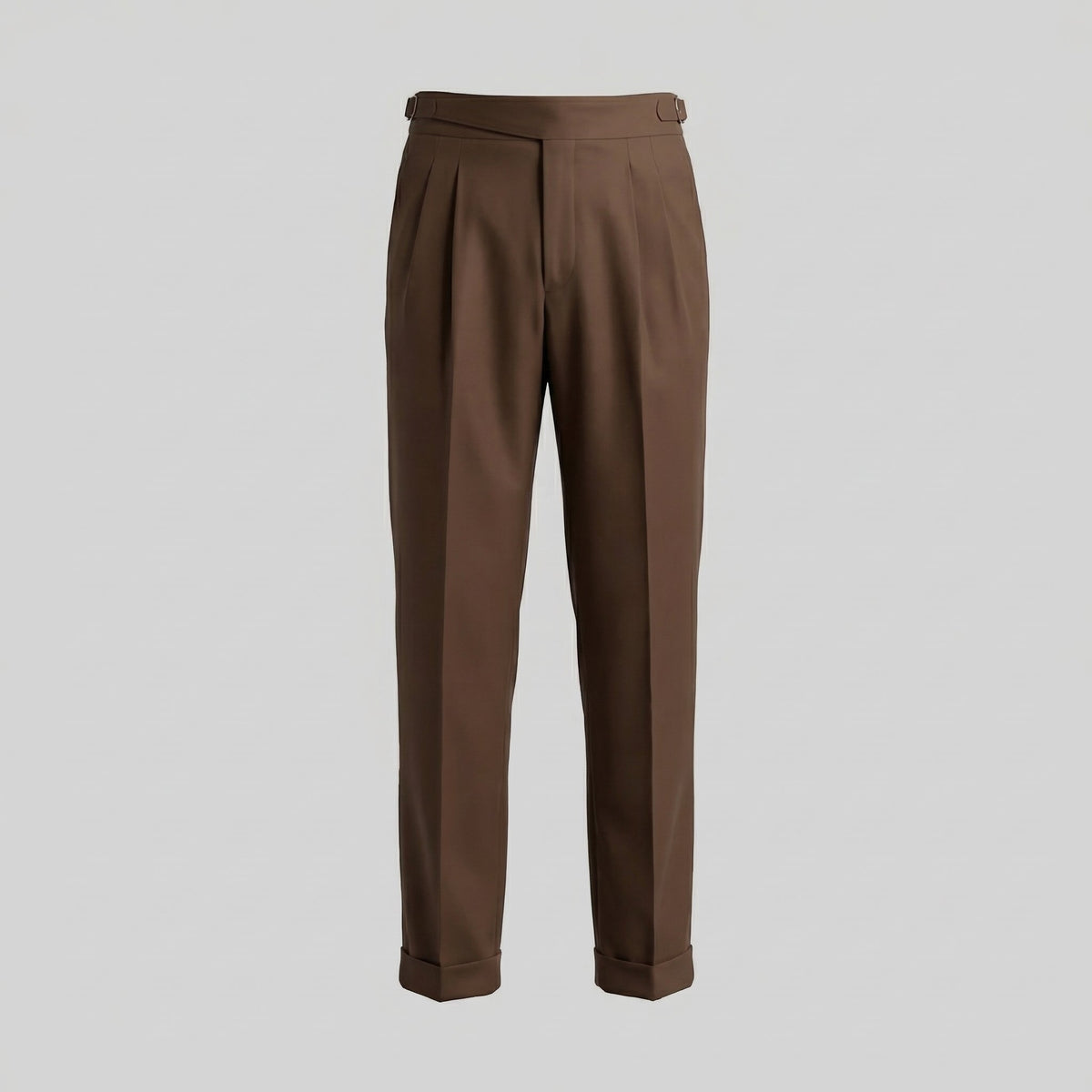 Tailored Pleated Trousers for Men - Classic Fit, Formal Wear, Lightweight Fabric