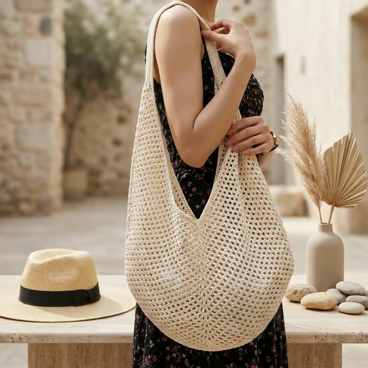 Knit Shoulder Bag – Everyday Handbag