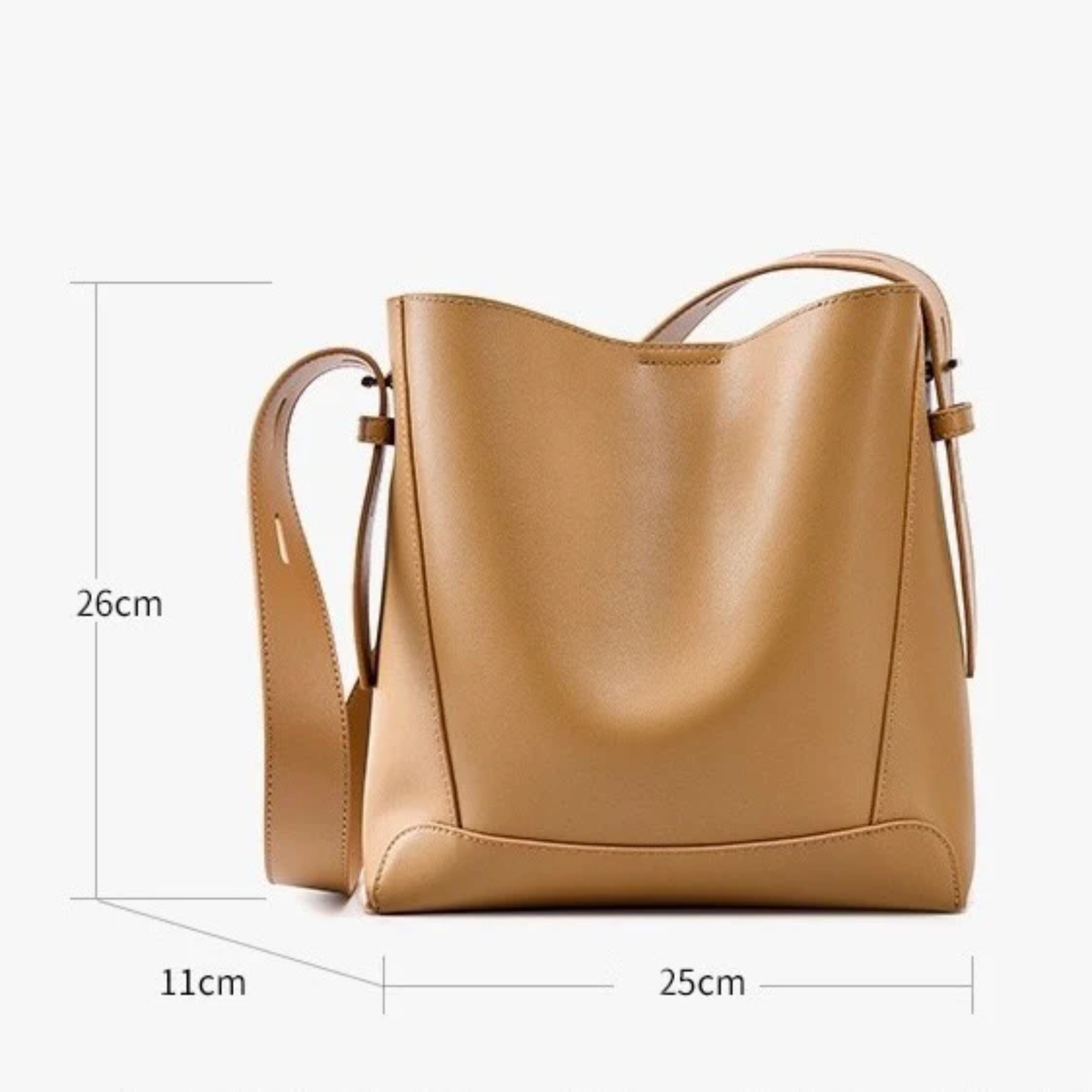 Leather Crossbody Clutch Bag – Oversized Fit, Evening & Occasion Bag