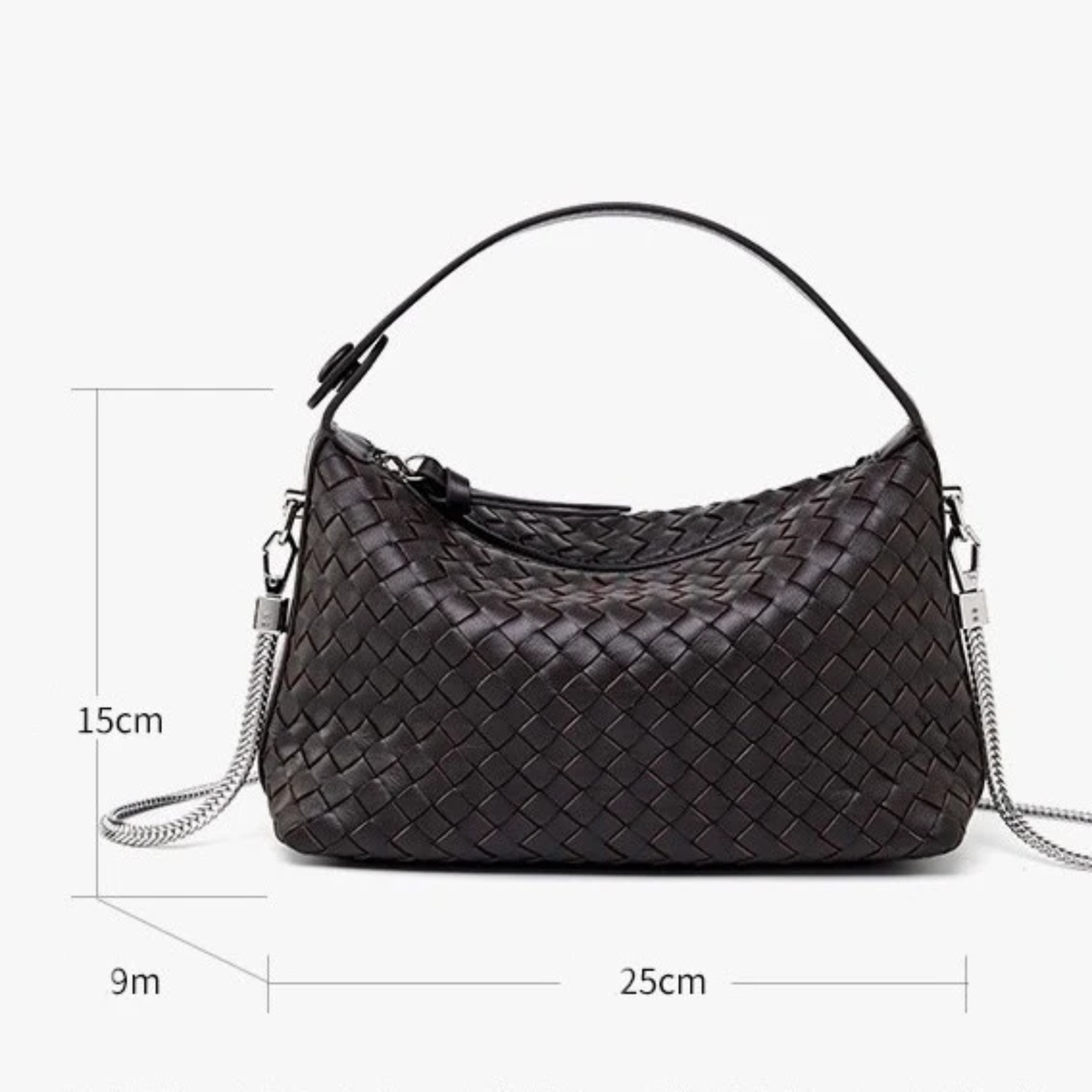 Leather Woven Clutch Bag – Evening & Occasion Bag
