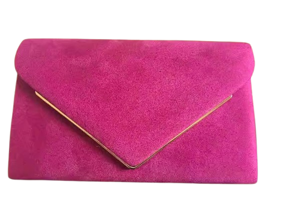 Suede Clutch Bag – Evening & Occasion Bag
