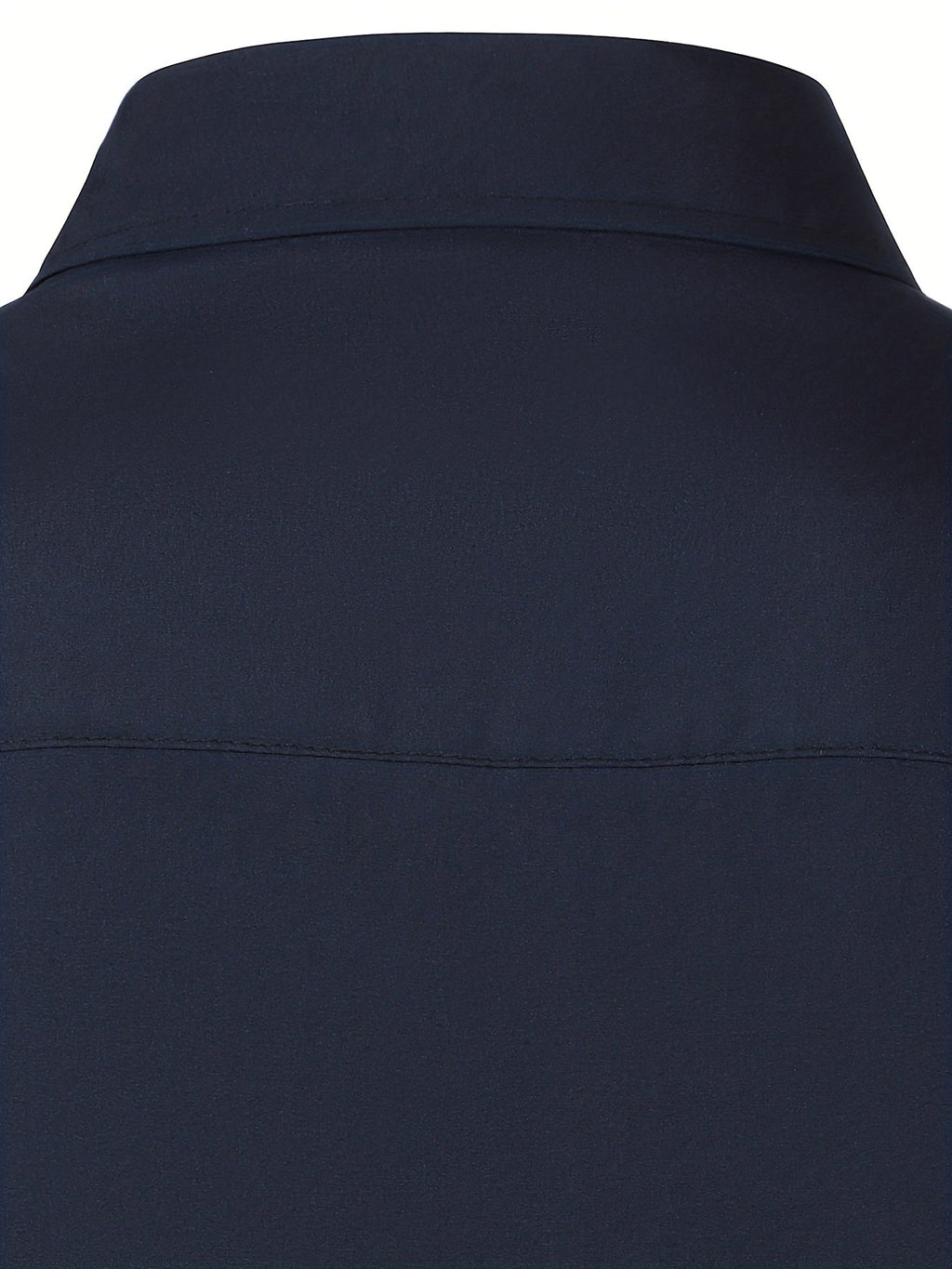 Contrast-Trim Long Sleeve Shirt | Casual Cotton Blend Top for Everyday Wear