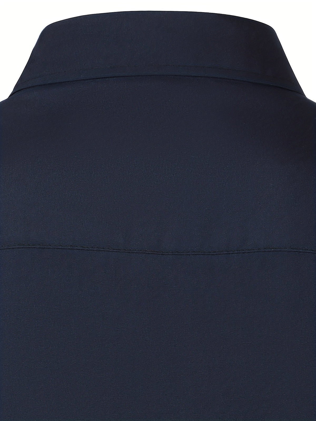 Contrast-Trim Long Sleeve Shirt | Casual Cotton Blend Top for Everyday Wear