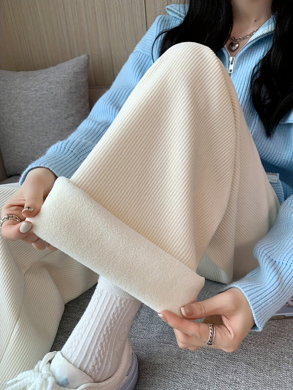 Cozy Wide-Leg Lounge Pants | Soft Fabric | Casual Everyday Wear
