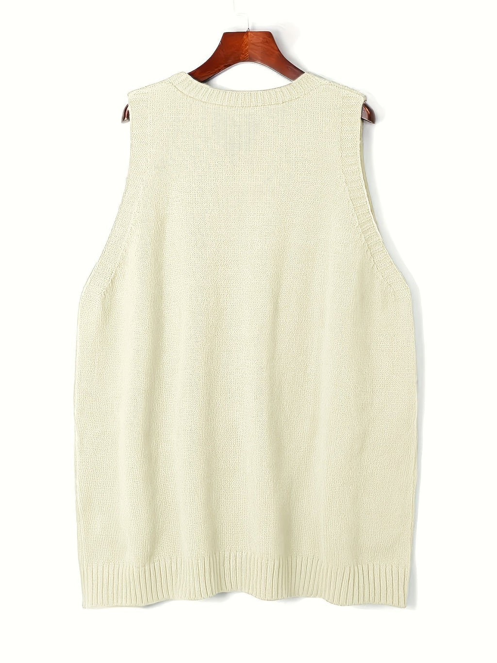 Relaxed Longline Vest in Soft Fabric for Casual Layering