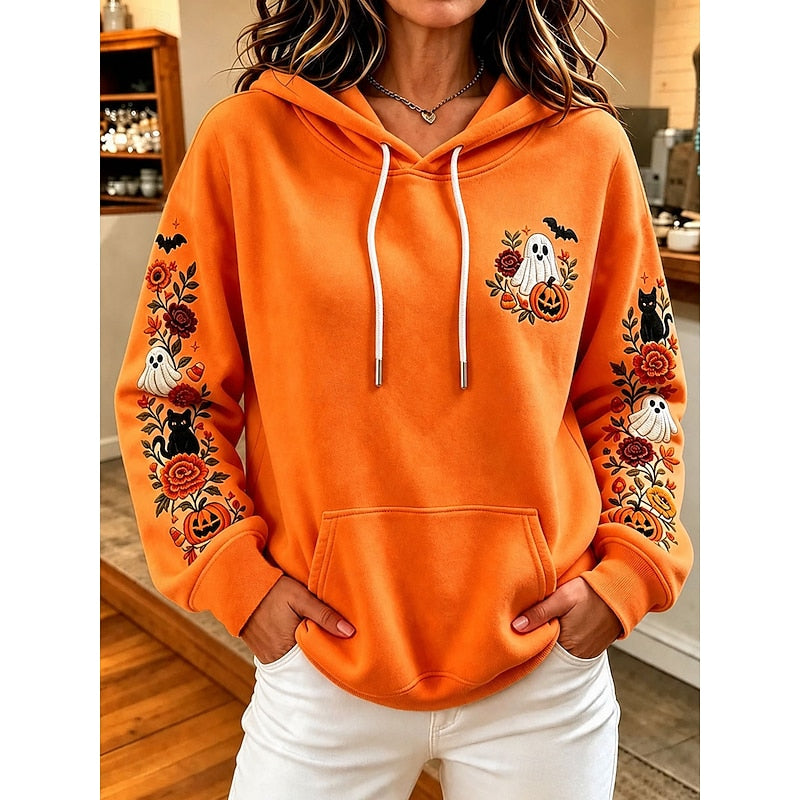 Cozy Halloween Hoodie for Adults | Soft Cotton Blend | Festive Design