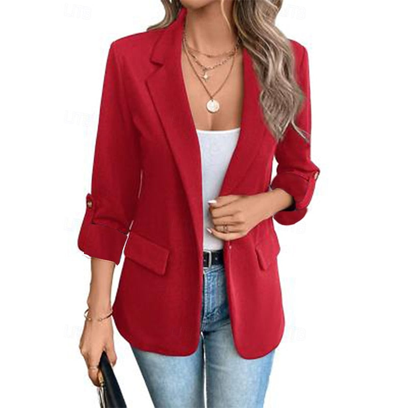 Tailored Open-Front Blazer for Women | Professional Office Attire | Versatile Fit