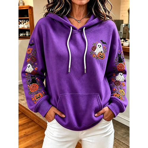 Cozy Halloween Hoodie for Adults | Soft Cotton Blend | Festive Design