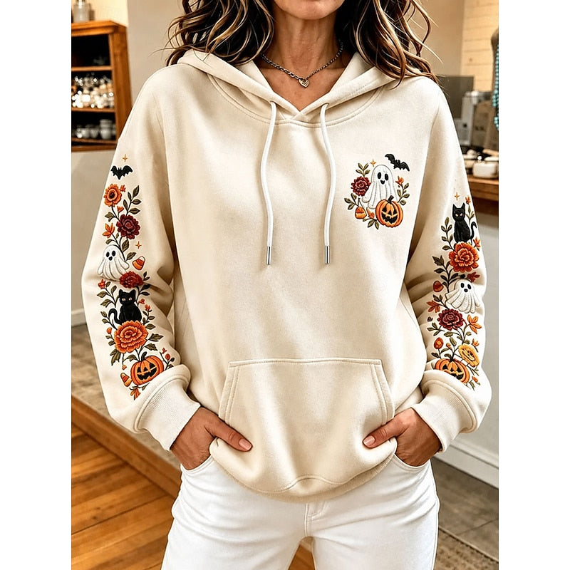 Cozy Halloween Hoodie for Adults | Soft Cotton Blend | Festive Design