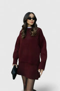 Comfortable Knit Jumper Set for Women | Cozy Casual Loungewear Outfit