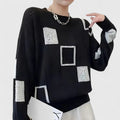 Sophisticated Knit Jumper - Lightweight Cozy Sweater for Casual Wear