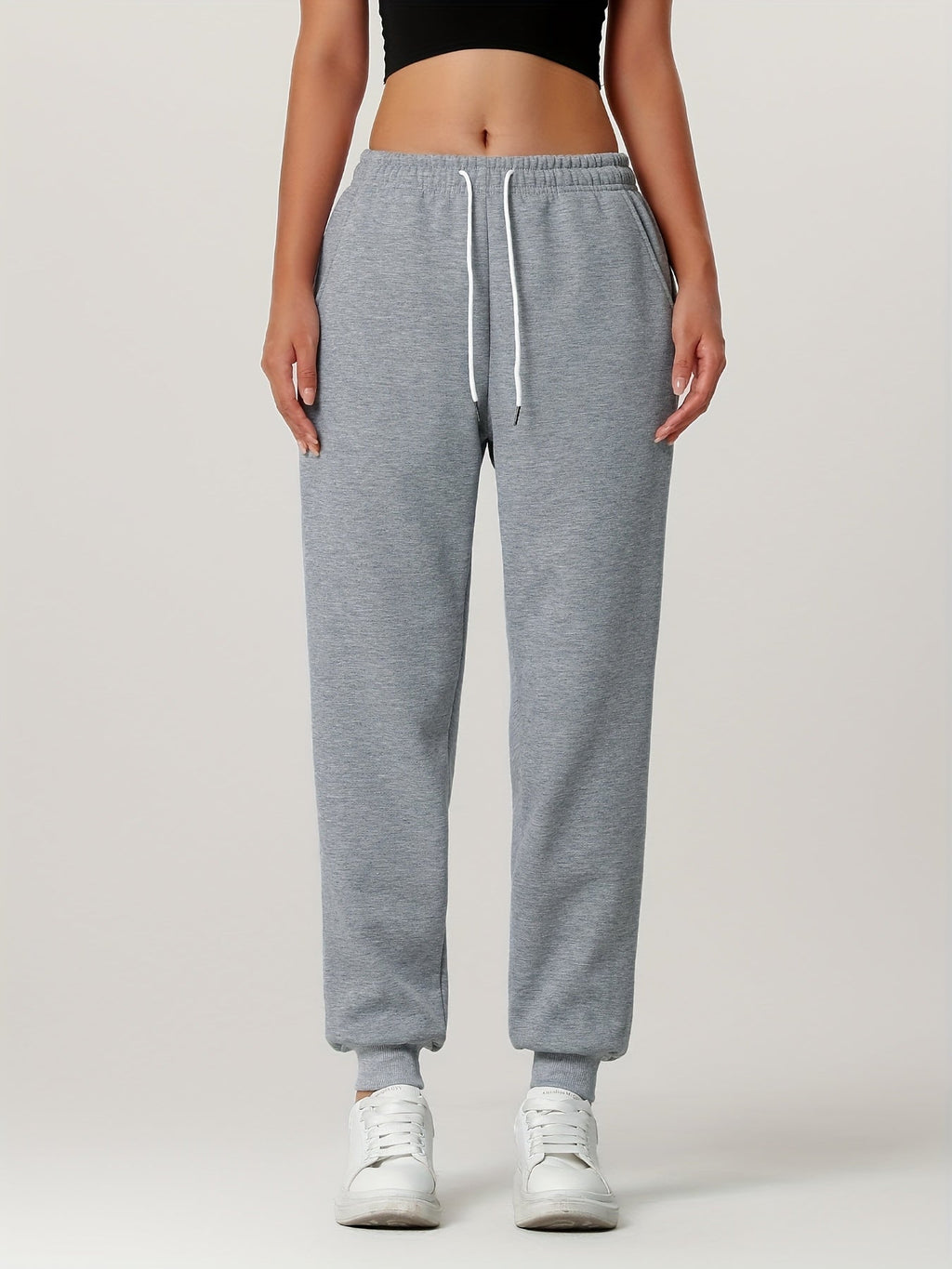 Cozy Cuffed Joggers for Women | Soft Fleece Material | Casual Loungewear