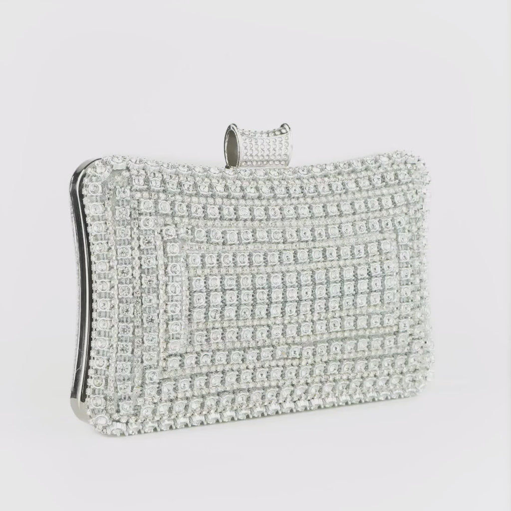 Satin Chain Clutch Bag – Evening & Occasion Bag