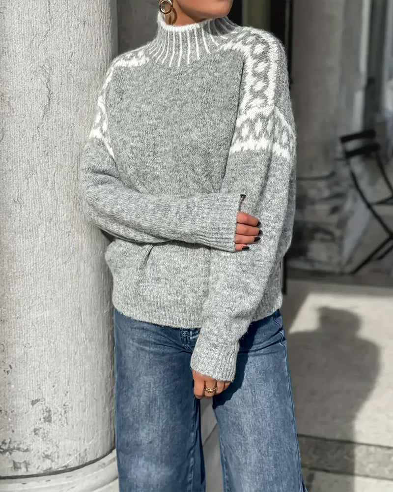 Elegant Knit Jumper for Women | Cozy Lightweight Sweater for Casual Wear