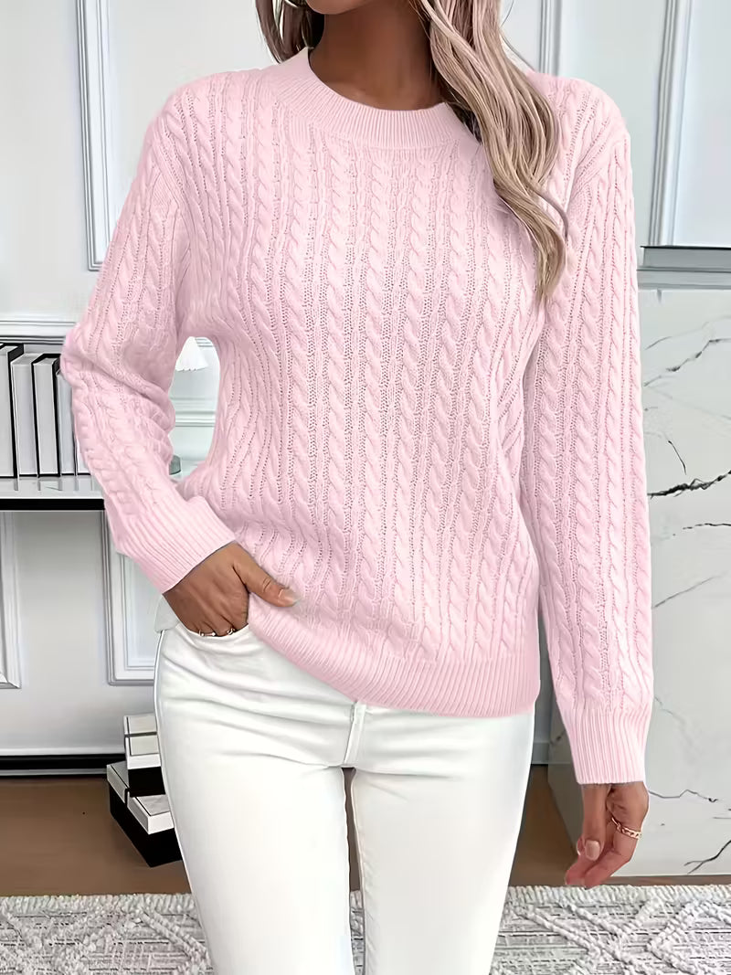 Comfortable Knit Jumper for Everyday Wear - Soft Cotton Blend Sweater