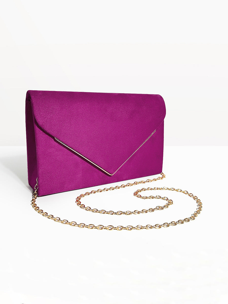Suede Clutch Bag – Evening & Occasion Bag