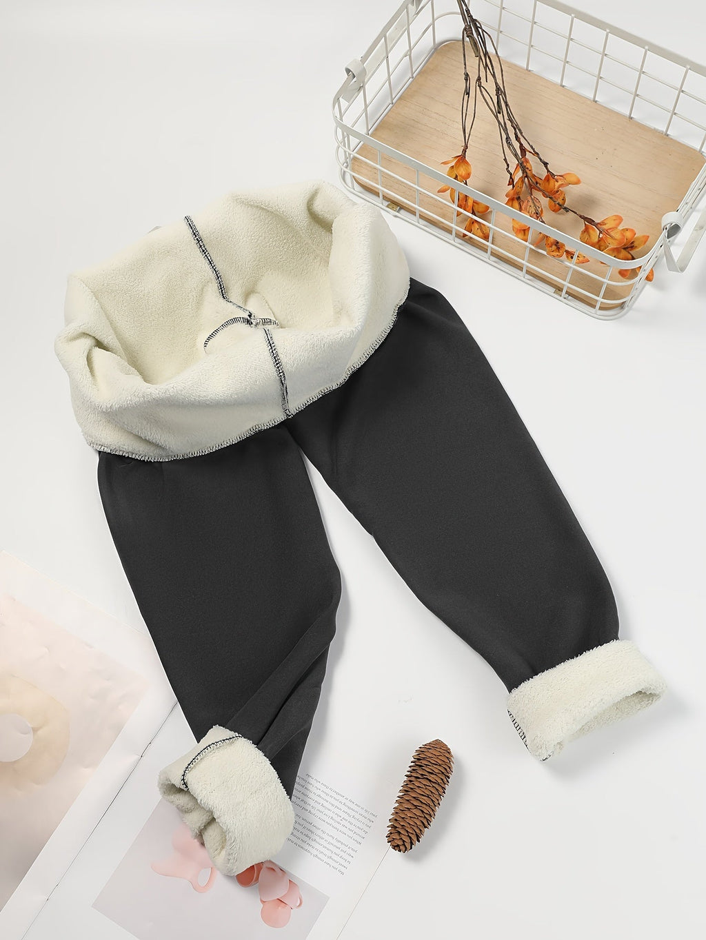 High-Waist Cozy Winter Leggings for Women - Soft Stretch Fabric for Warmth