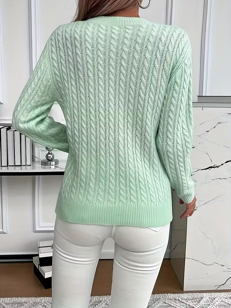 Comfortable Knit Jumper for Everyday Wear - Soft Cotton Blend Sweater