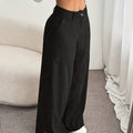 Straight-Leg Tailored Trousers in Comfortable Fabric for Office Wear