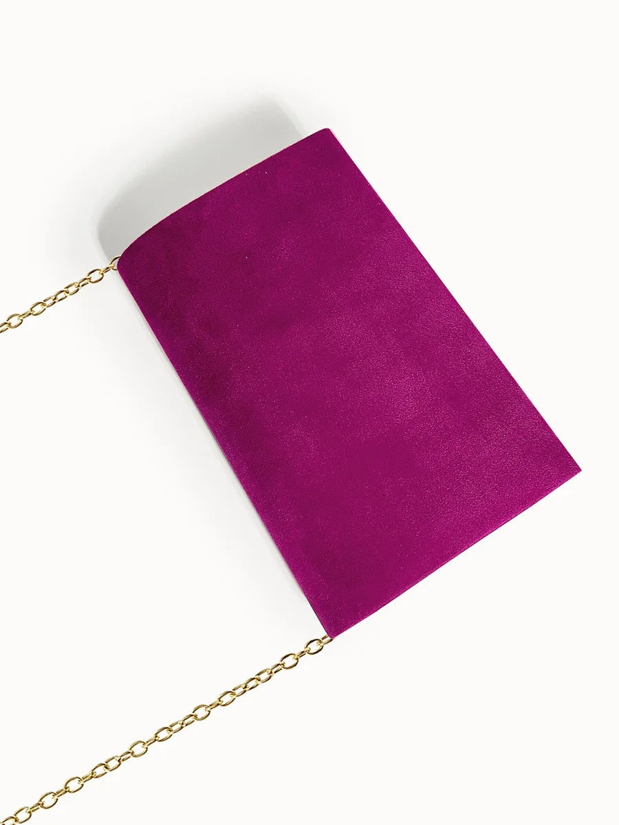Suede Clutch Bag – Evening & Occasion Bag