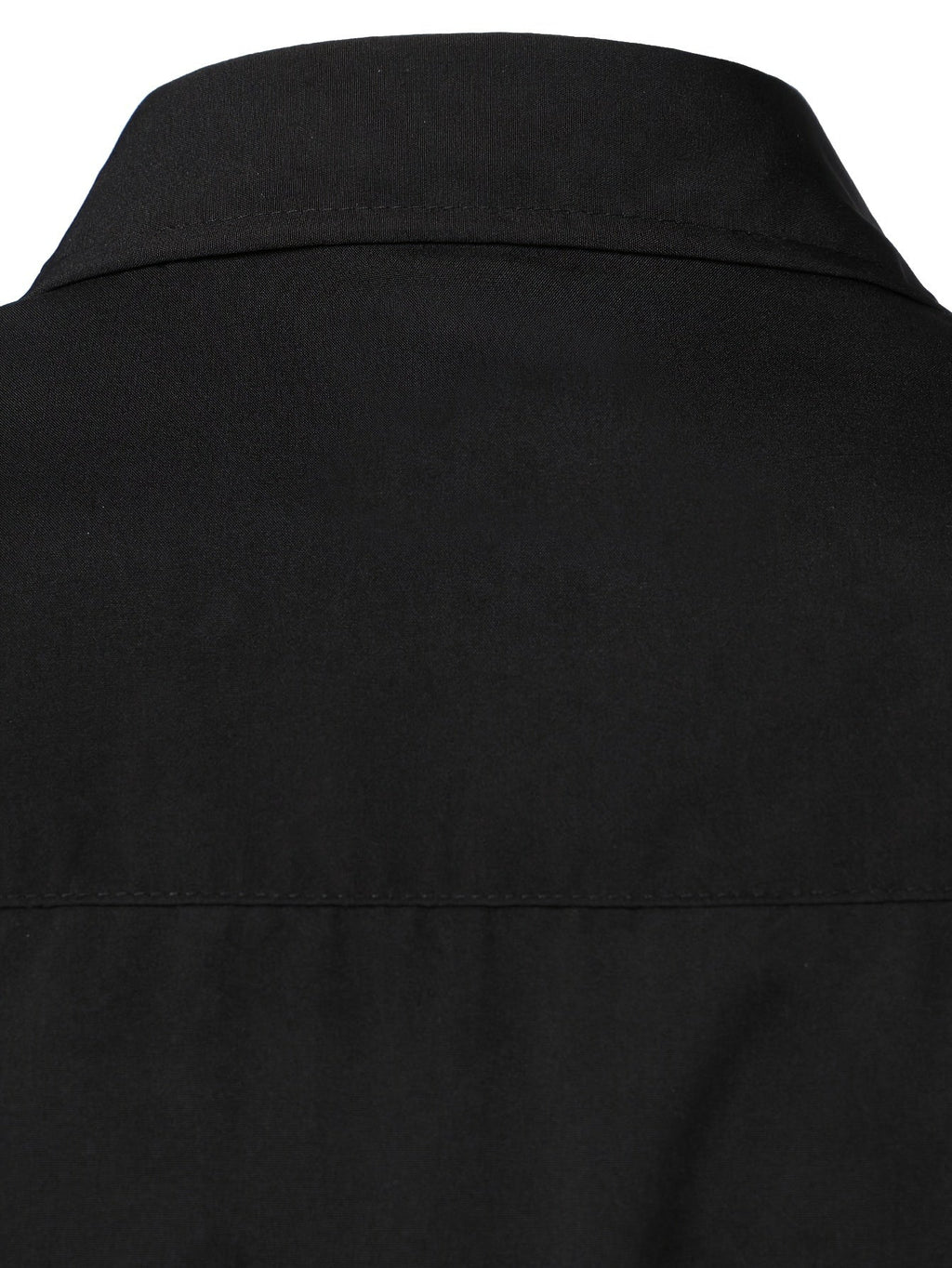 Contrast-Trim Long Sleeve Shirt | Casual Cotton Blend Top for Everyday Wear