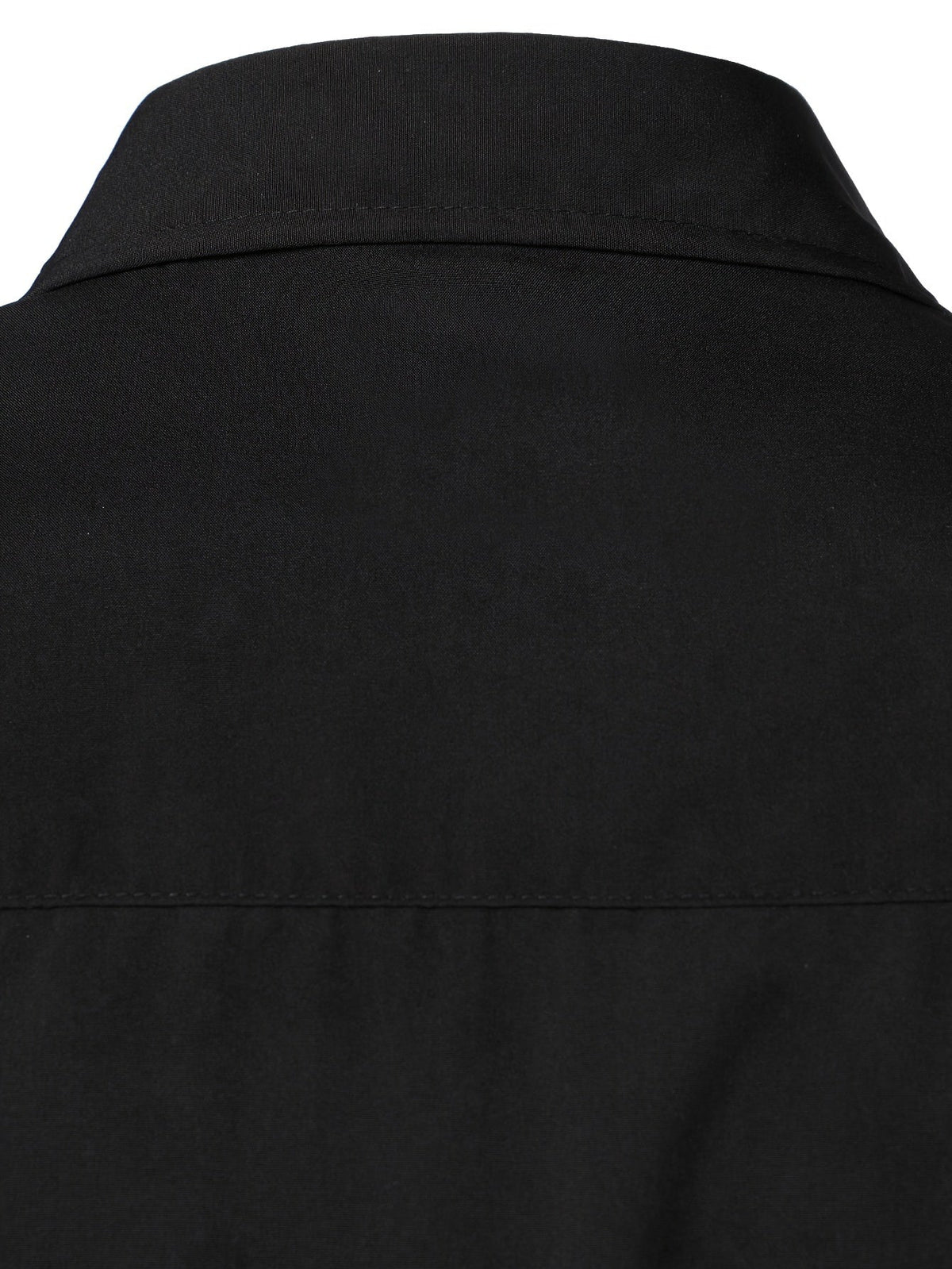 Contrast-Trim Long Sleeve Shirt | Casual Cotton Blend Top for Everyday Wear