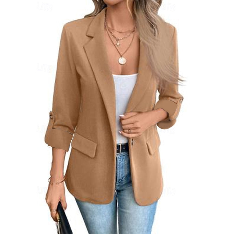 Tailored Open-Front Blazer for Women | Professional Office Attire | Versatile Fit