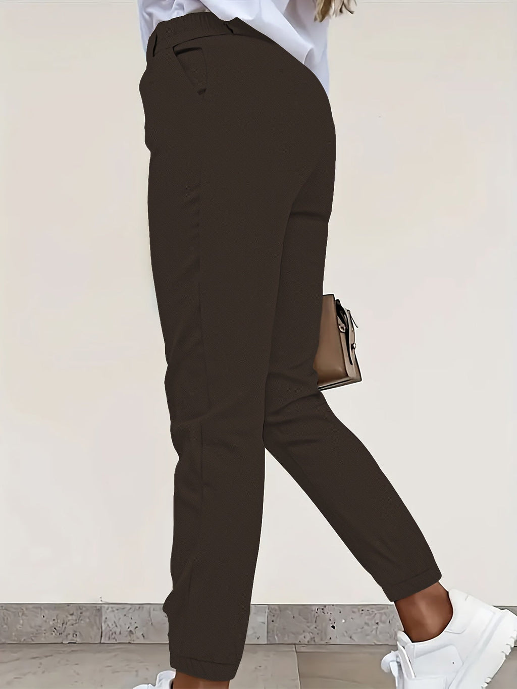 Slim-Fit Tailored Trousers for Women | Office Wear | Comfortable Fabric