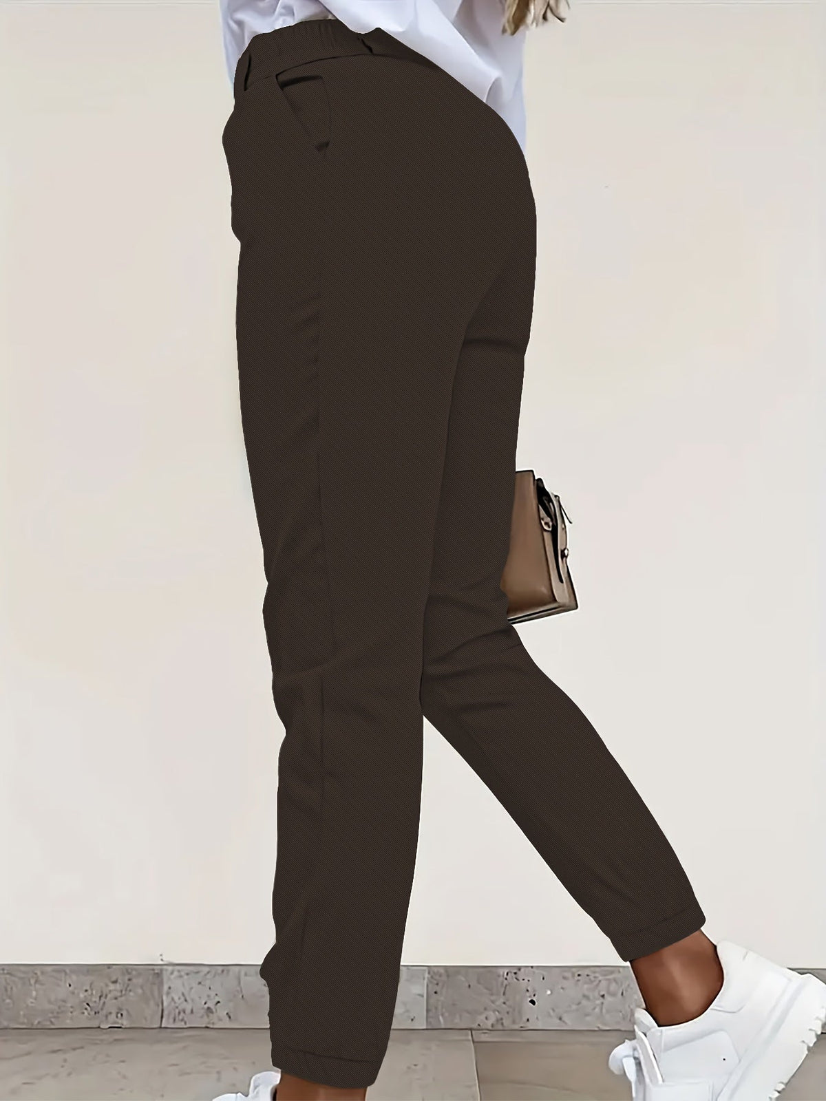 Slim-Fit Tailored Trousers for Women | Office Wear | Comfortable Fabric