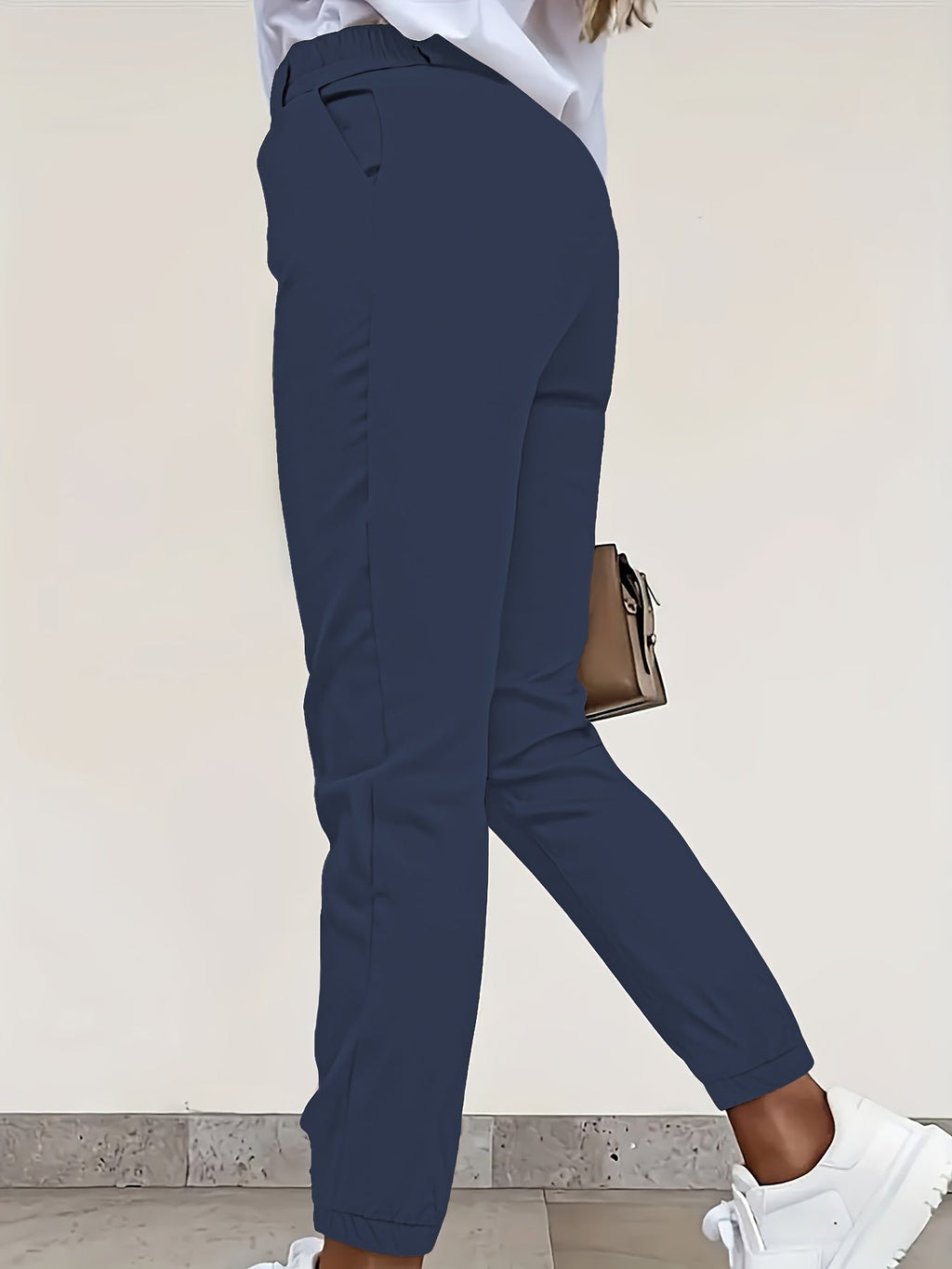 Slim-Fit Tailored Trousers for Women | Office Wear | Comfortable Fabric