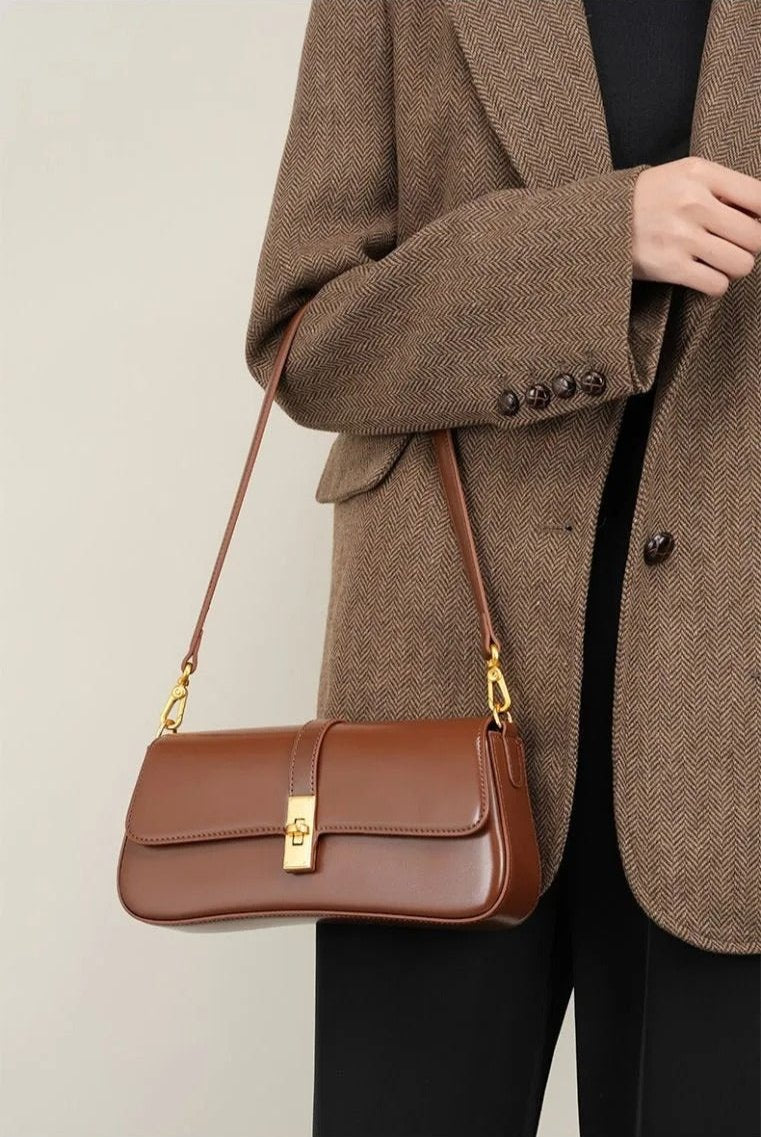 Leather Shoulder Bag – Everyday Handbag