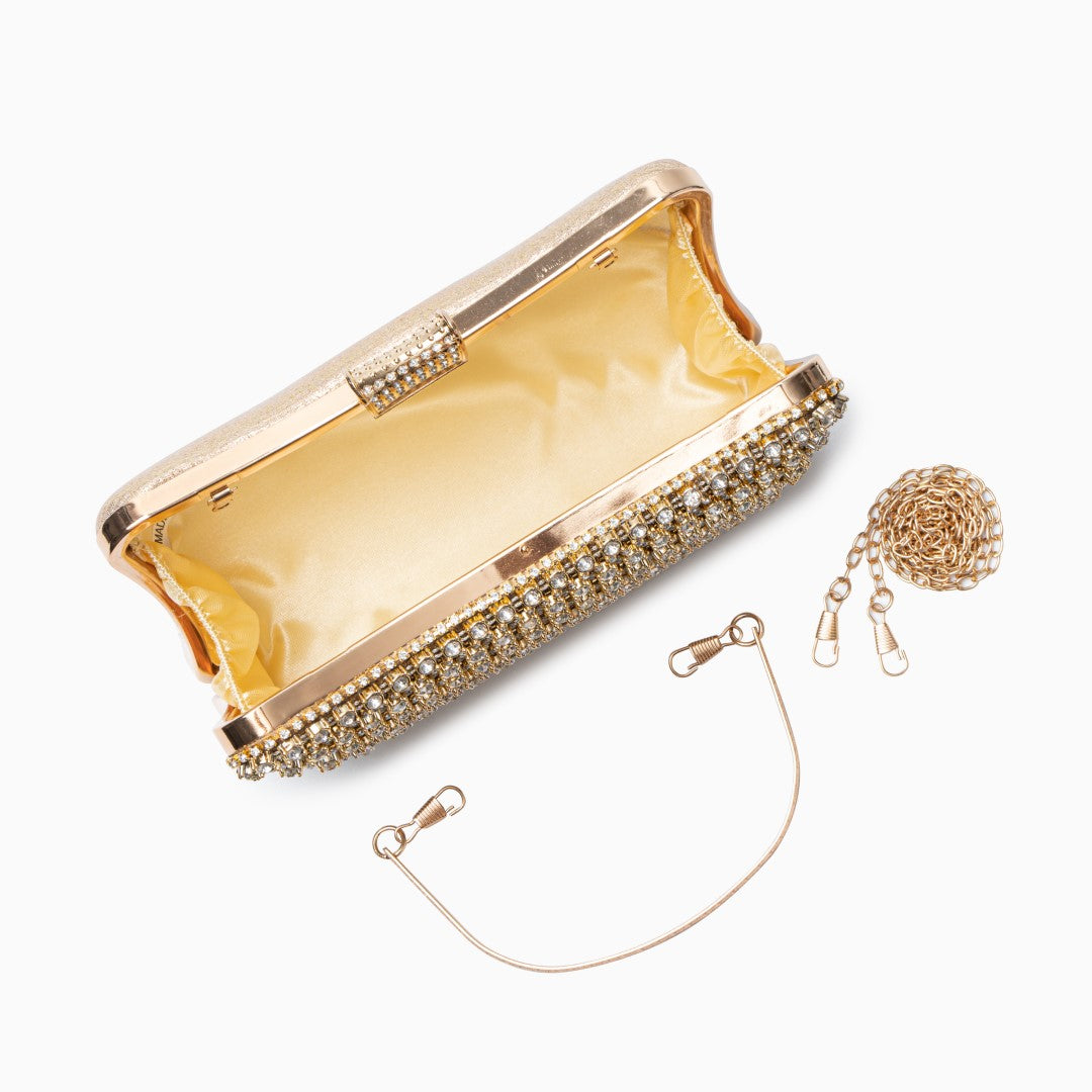 Satin Chain Clutch Bag – Evening & Occasion Bag